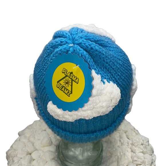 Plasma Beamz Sky Blue Cloud Beanie Kids Size xs - Picture 4 of 6